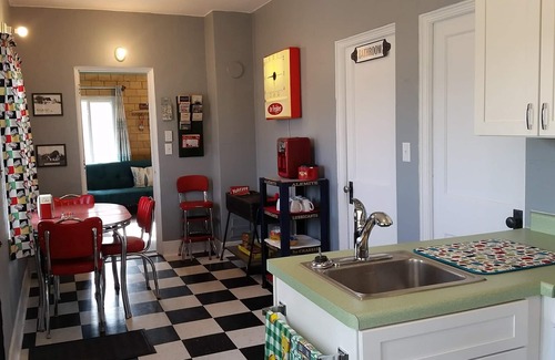 Ainsworth House | The Philing Station: Restored 1920's Gas Station. A retro vacation rental!
