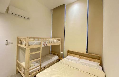 Taman Charming Apartment | The Podium-3R2B-Free 2 Parking-12 Pax-D321
