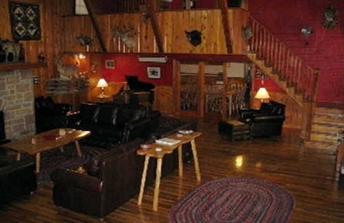 Danese Cabin | The Ponderosa Lodge & Farm. 10,000 Sq. Ft. Lodge Sleeps 32.