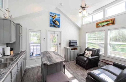 Rockport Cottage | The Rattle Trap Tiny house fenced yard