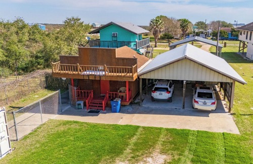 Port O Connor Cottage | THE RED COTTAGE Tiny Home in POC