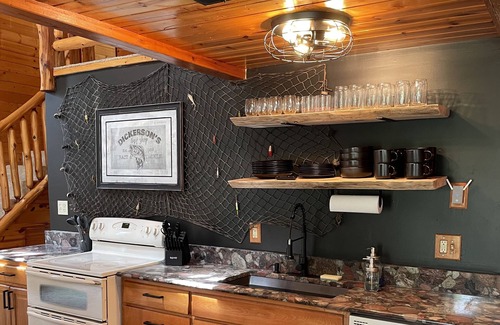 Vestaburg Cottage | The Reel House - Family A-Frame on Dickerson Lake