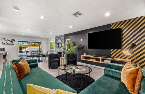 Palm Springs House | The Ritz - Luxury Home with Pool & Speakeasy Bar