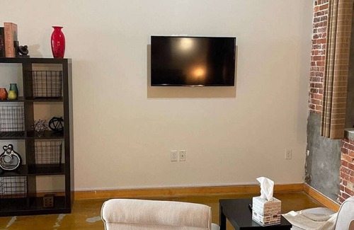 Pawtucket Apartment | The Rustic Red Studio Loft in Historic Pawtucket RI