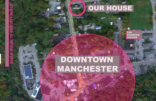 Manchester Center House | The School House - Walk to all Shops and Restaurants - New Remodel