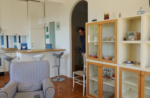 Rapallo Apartment | The sea on the terrace overlooking Portofino