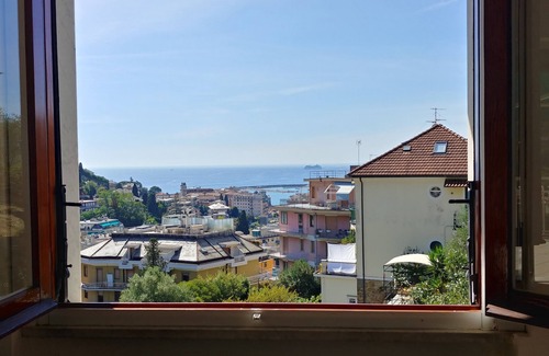 Rapallo Apartment | The sea on the terrace overlooking Portofino