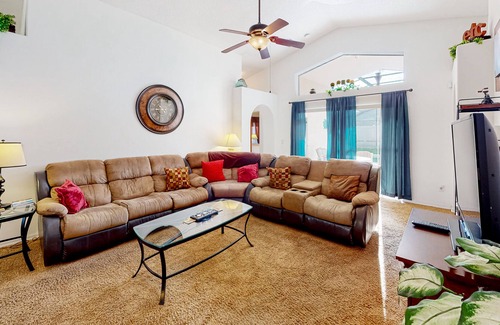 Indian Point House | The Shamrock Villa | House in Kissimmee with pool, game room, central AC, & W/D