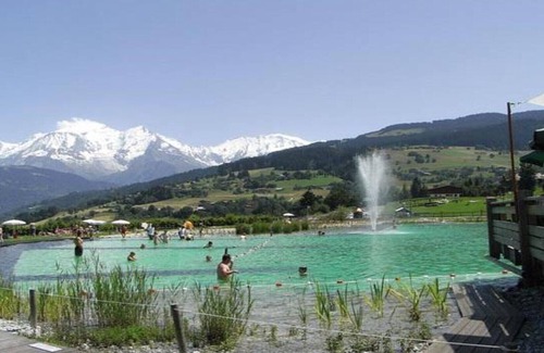 Combloux Apartment | THE SLALOM 2, panoramic view of Mont-Blanc At the foot of the Combloux Megève slopes