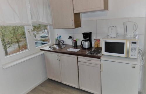 Hamburg-Barmbek Apartment | The small furnished apartment is approx. 23 m2 and is located in our apartment house Kunaustraße.