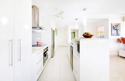 Darwin City Centre Apartment | The Smith A Vibrant Poolside Balcony Haven