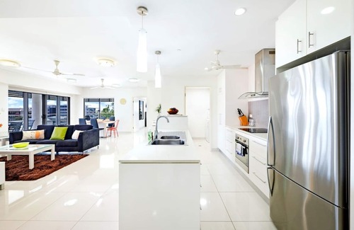 Darwin City Centre Apartment | The Smith A Vibrant Poolside Balcony Haven