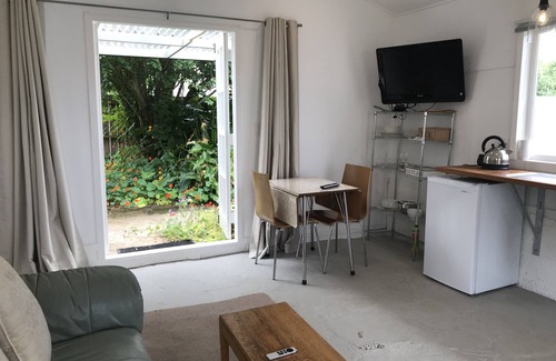 Paeroa Apartment | "The Smithy" light, sunny and spacious studio space with a private courtyard.
