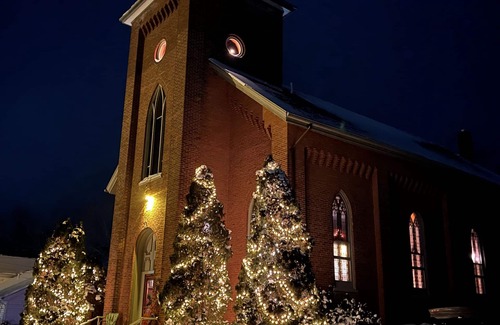 Three Rivers House | The Storybook Church. Beautiful vintage brick church built in 1878.