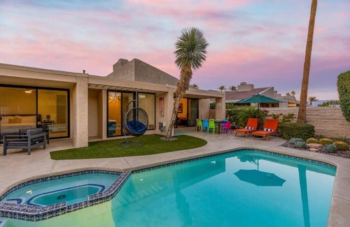Palm Springs House | The Sunset House Pool & Spa