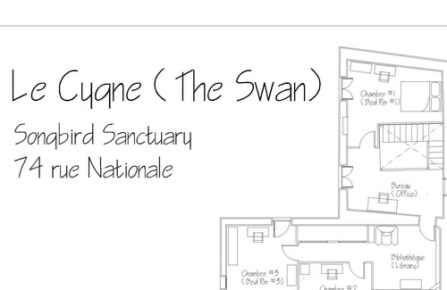 Civray-de-Touraine House | The SWAN 4 bedroom house at our Songbird Sanctuary near Chateau Chenonceau