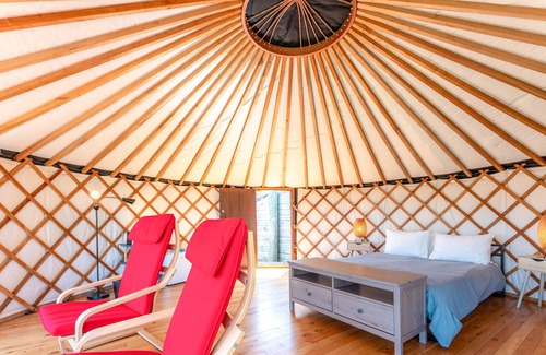 Palm Beach Ski Chalet | The Terraces - Rangi Yurt - Stay Waiheke