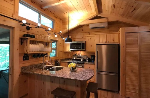 Jamestown Cabin | The Treehouse - TN Honeymoon Cabin - HOT TUB - in BSF!
