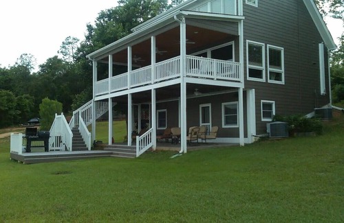 Dadeville House | The View at Lake Martin - with a boat dock and private boat ramp
