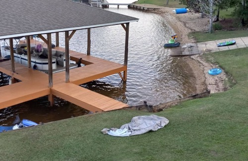 Dadeville House | The View at Lake Martin - with a boat dock and private boat ramp