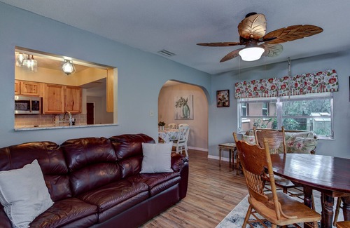 Inverness House | The Water Lily Lodge | Waterfront house in Inverness with rustic charm & kayaks