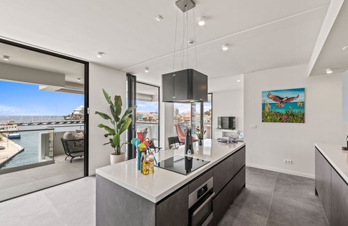 Pietermaai District Apartment | The Wharf 9 city apartment, overlooking Annabay, downtown Willemstad