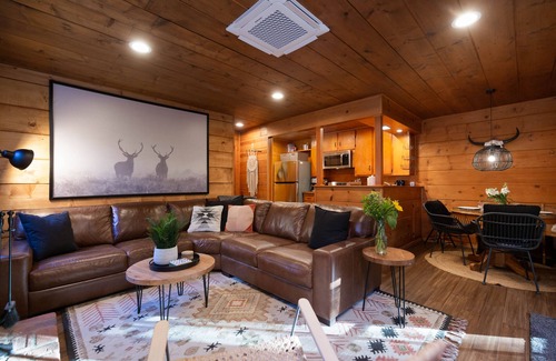 Pine Cove Cabin | The Wile Cabin with Spa, Fireplace *Pet Friendly