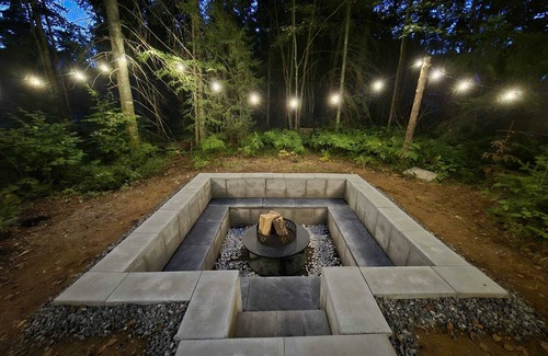 Lake St. Peter Cottage | The Wooded Oasis - Cozy Winter Cottage w/Hot Tub & Sunken Firepit