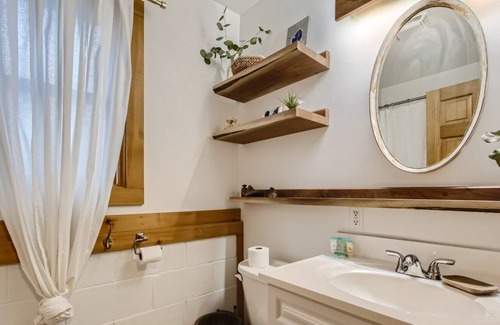 Delaware Cabin | The Wooded Retreat, with fire pit and river view