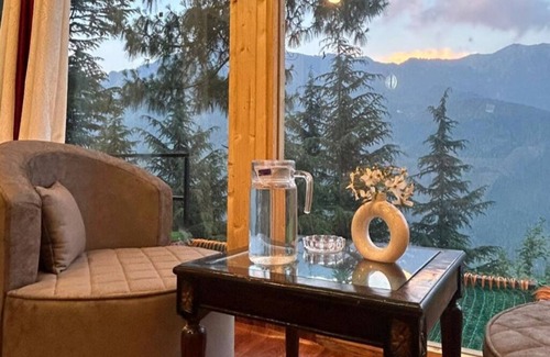 Banjar Cottage | The Woodnest - Serene Wooden Suite with Jacuzzi & Mountain Views - Luxe Retreat