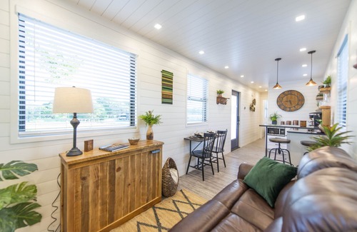 Waco House | "The Woods" Container | Pickleball | Rooftop Patio