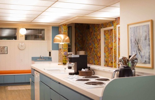 Plymouth House | The Yellow Door | Mid-Century Lake Haven | Wayzata