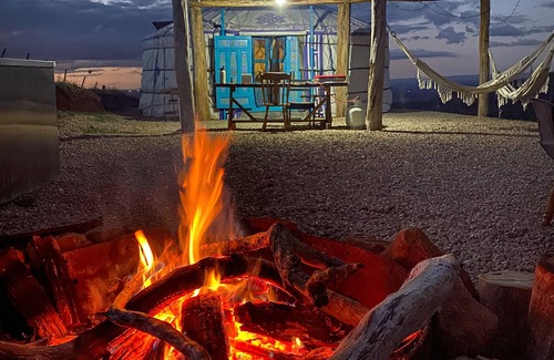 Myrrhee House | The Yurt Alpine Retreat - Blue Yurt
