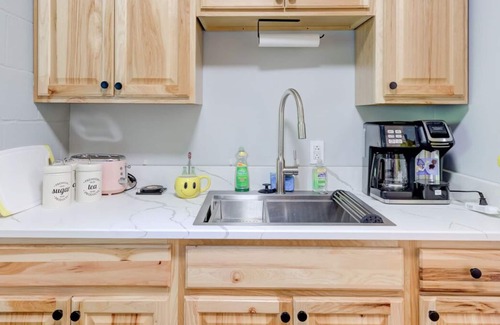 Medical District Apartment | Themed Lux Loft with King Bed, Free Parking & Wi-Fi