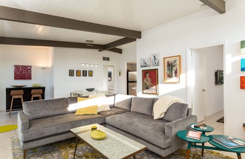 Racquet Club Estates House | This Artful Home. Pool, Hottub, Firepit, Mountain Views.