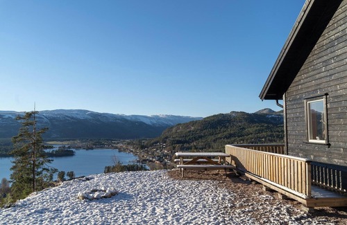Vradal House | This charming Norwegian home with breathtaking views of fjords and Lake Nisser is suitable for 8 people.