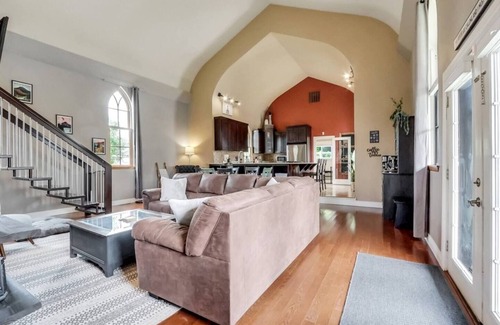 Enumclaw House | This church, converted to a full-time residence, was built in the 1800's but has been updated to modern standards.