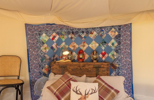 Brandeston Apartment | This cluster of two shepherds huts and two bell tents is a wonderful get away
