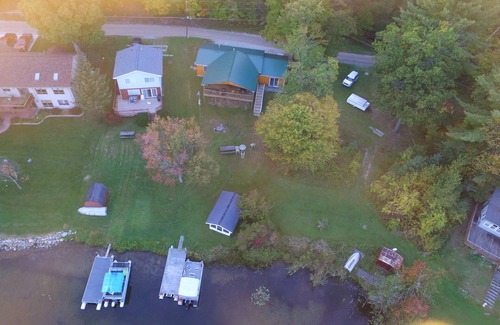 Long Lake Cottage | This is Exclusive, Outdoor kitchen, 8 Person Hot Tub, 6 Person Fire Table, ETC.