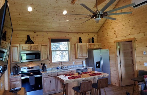 Whittier Cabin | This is IT! Near Polar Express, WCU, Casino, Dog friendly, HOT TUB w ROBES!