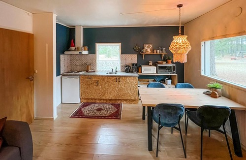 Grasmark House | This modern vacation home welcomes you in Gräsmark, just a few meters from the lake.