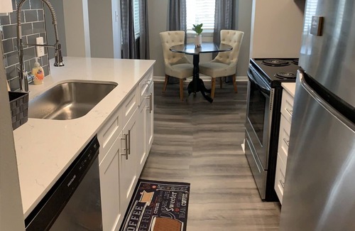 Indianapolis Apartment | This quiet property is a comfy gem to the busy city.