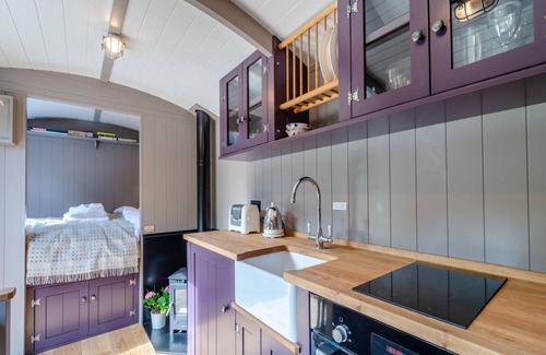 Oldstead Cottage | This shepherd’s hut with wood-fired fresh water hot tub is stunning.