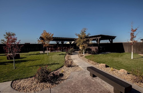 Amarillo House | This spacious retreat features 5 bedrooms, 2 futons, and 2 reclinable couches
