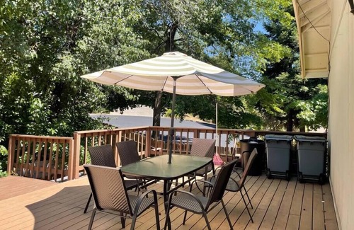 North Auburn House | This travel themed Room has a walk in closet, and Private bathroom