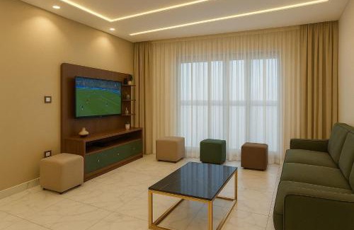 Al-Manasrah Ski Chalet | Three-Bedroom Family Chalet with Living Room