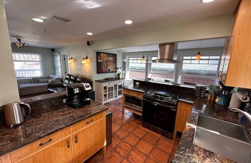 Avalon House | Three bedroom home on the hill with Hot Tub, Fire Table, BBQ and Golf Cart