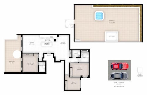 Central Coast Apartment | Three bedroom penthouse apartment