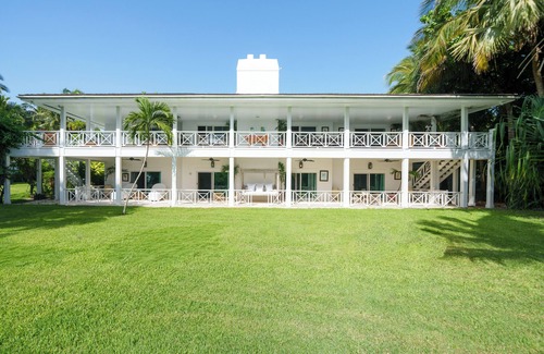 Dunmore Town Villa | Three Bees Estate: Private Beachfront Retreat with Full Staff