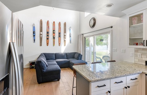 Mineral House | Three-story lakefront home w/covered boat slip, and tennis/pickleball access